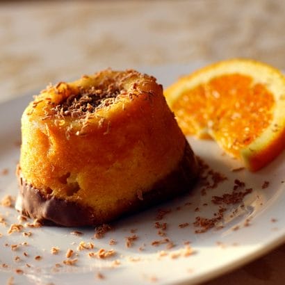 Upside-Down Orange Muffins with Chocolate Recipe