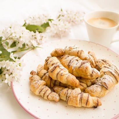 Nutella Stuffed Croissant Recipe