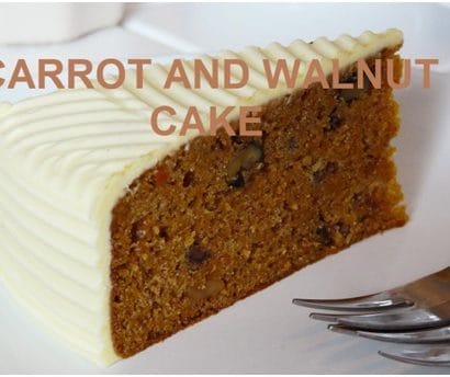Carrot and Walnut Cake Recipe