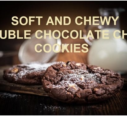 Soft And Chewy Double Chocolate Chip Cookies Recipe