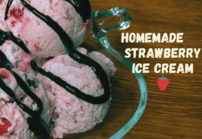 Thumbnail for Homemade Strawberry Ice Cream Recipe