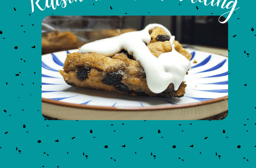 Raisin Bread Pudding Recipe